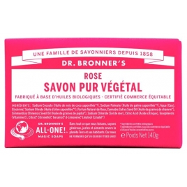 DR. BRONNER'S - Savon solide 18en1 Rose