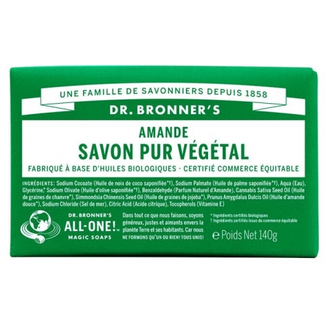 DR. BRONNER'S - Savon solide 18en1 Amande